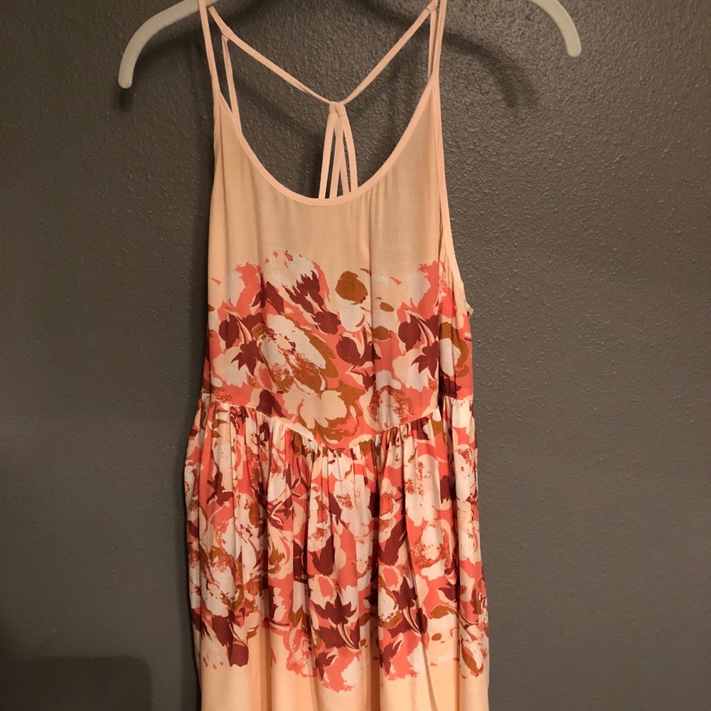 Free people floral slip dress